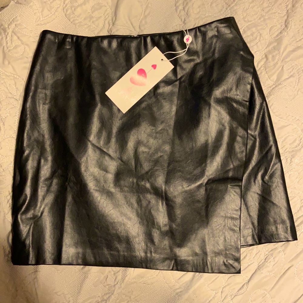 Buddy Love leather skirt